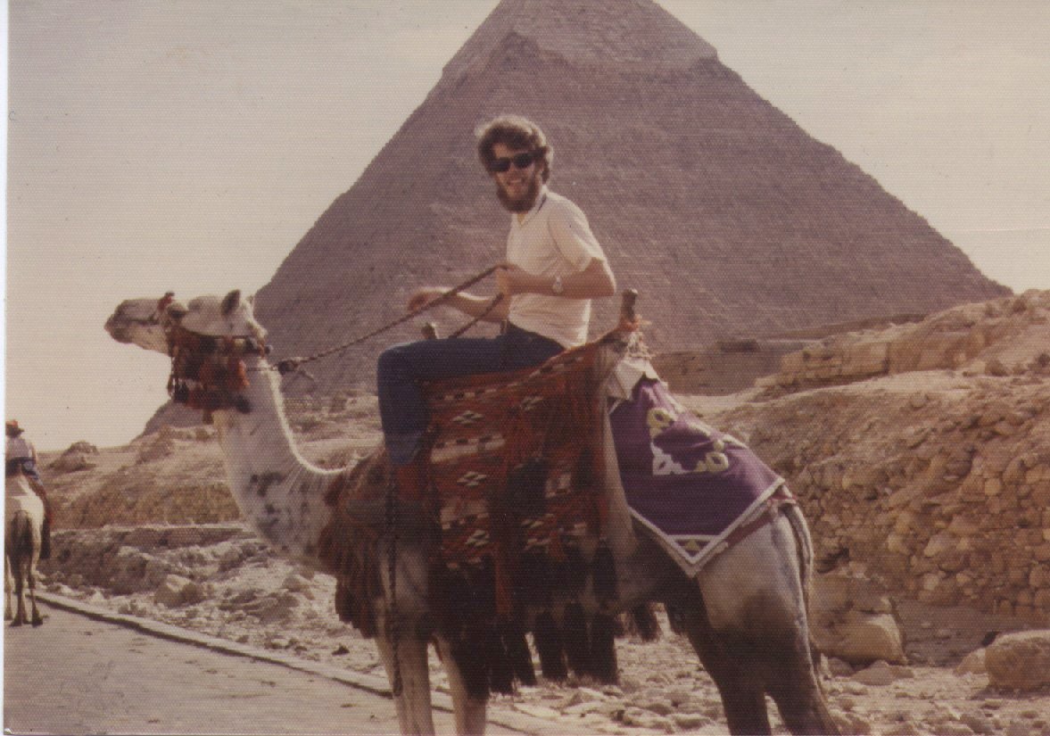 Me at Giza 1975